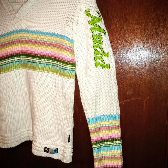 Vintage Rare 90s Mudd Hooded Lightweight Sweater - Picture 5 of 7